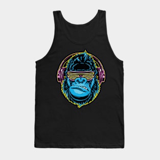 Crazy Gorilla Cyberpunk Style Tank Top